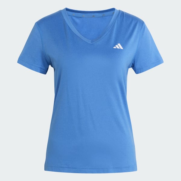 Blue Workout Essentials V-Neck T-Shirt