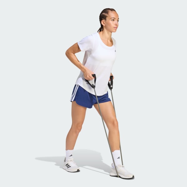 Blue Pacer Workout Woven High Rise Shorts