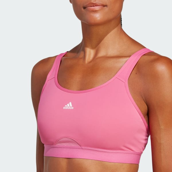 Pink adidas TLRD Move Training High-Support bh