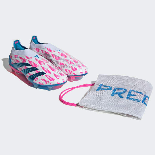 adidas Predator Elite Laceless Firm Ground Soccer Cleats White Free Shipping with adiClub adidas US