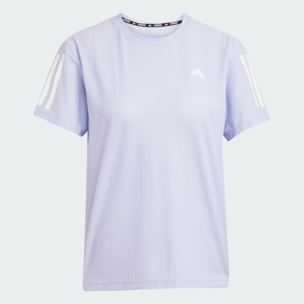 adidas Own The Run Tee - Purple | Free Shipping with adiClub