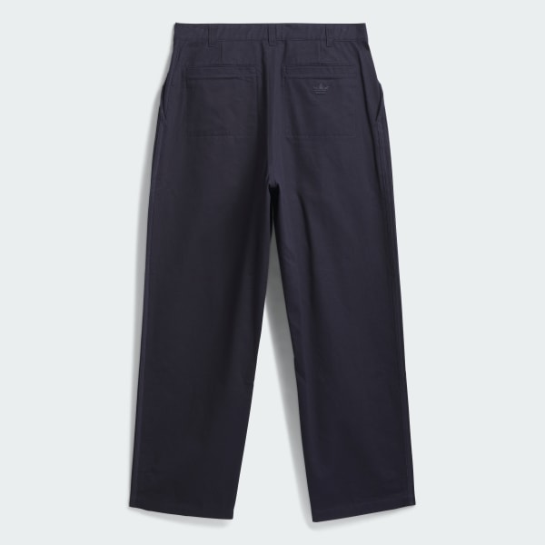 adidas 3-Stripes Skate Chinos - Blue | Free Shipping with