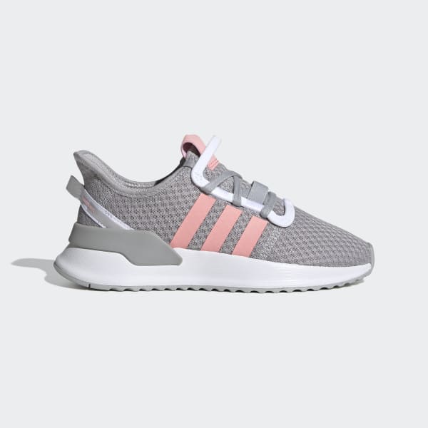 grey adidas running shoes