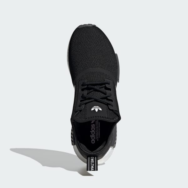 Adidas Originals Men's NMD_R1 Shoes, Size 11.5, White/White/Black