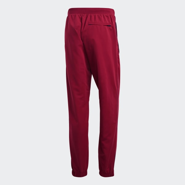 burgundy velvet adidas tracksuit