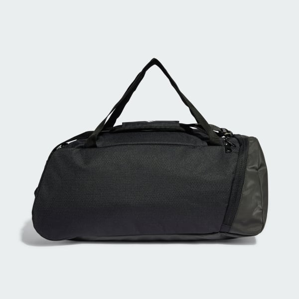 Siyah Essentials 3-Stripes Duffel Çanta - Küçük Boy