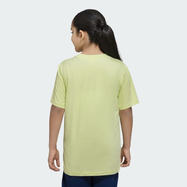 Yellow Cricket Big Logo Tee