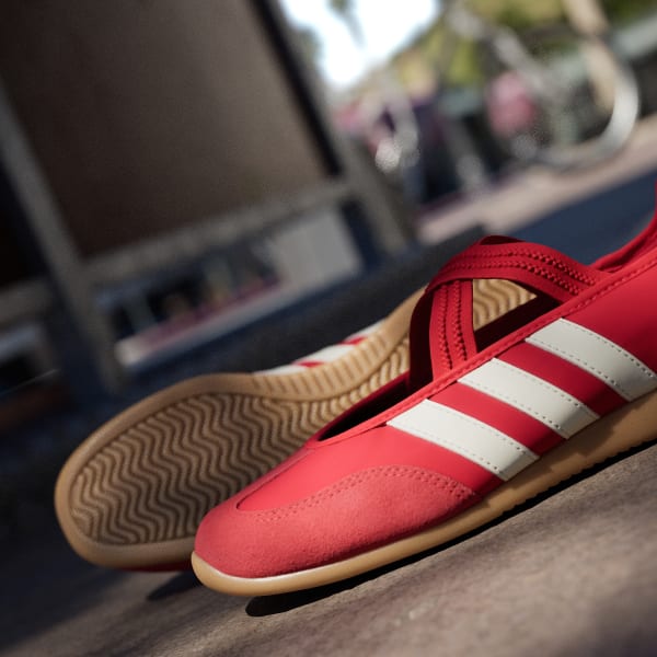 adidas BARREDA MARY JANE SHOES - Red | Free Shipping with adiClub