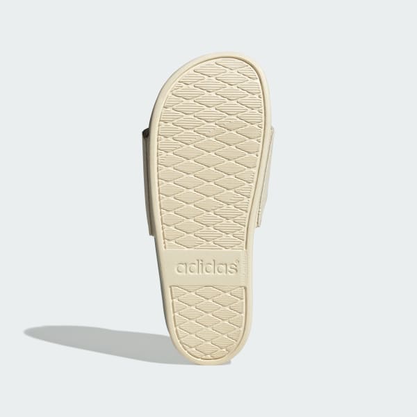 White Adilette Comfort Slides