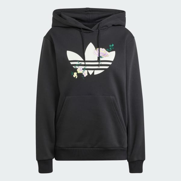 Flower Embroidery Hoodie