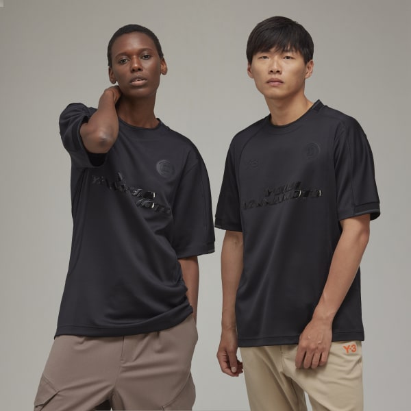 Nero Y-3 Soccer Short Sleeve Tee LOM92