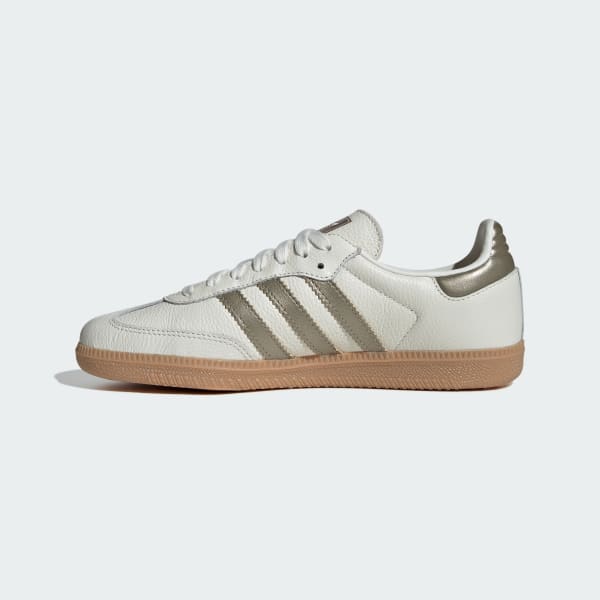 adidas Samba OG W 225 ホワイト/シルバー adidas SAMBA OG W FOOT WEAR WHITE/SILVER METALLIC/GRAY ONE
