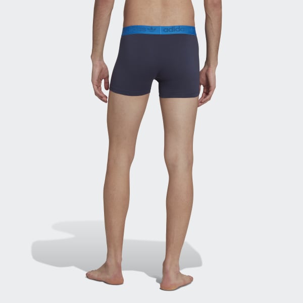 blauw Comfort Flex Cotton Print Strakke Boxershort HPN23