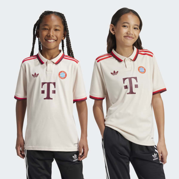 adidas FC Bayern Munich ポロシャツ クリーム adidas Koszulka FC Bayern 24/25 Third - Beżowy | adidas Poland