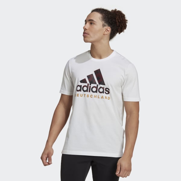 Adidas Germany DNA 3-Stripes Tee Black S Mens