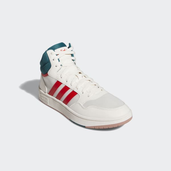 White Hoops 3.0 Mid Shoes