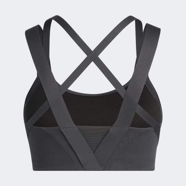 adidas TLRD Impact Training High-Support Strappy Bra - Green