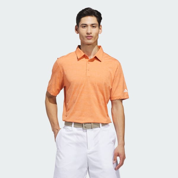Orange Ultimate365 Elevated Twistknit Polo Shirt