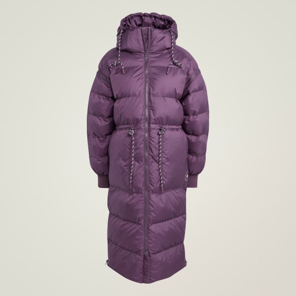 adidas by Stella McCartney Long Padded Winter Jacket - Red