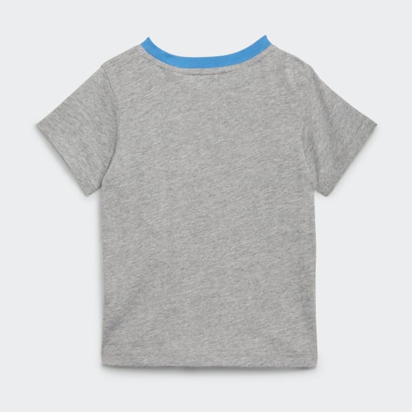 gris Ensemble short et t-shirt Essentials