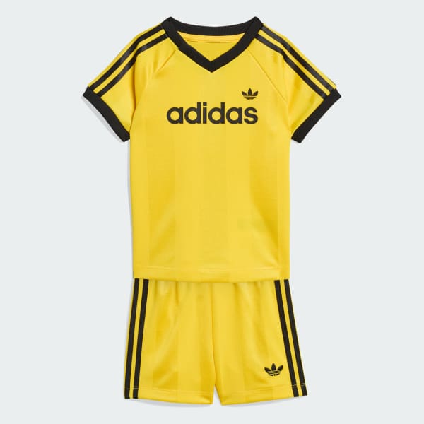 jaune ENSEMBLE JERSEY SHORT TEE