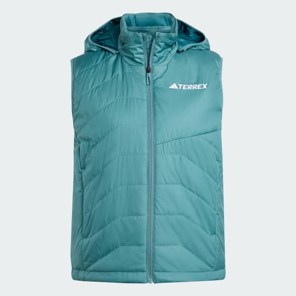 Green Terrex Multi Climawarm Insulated Hooded Vest