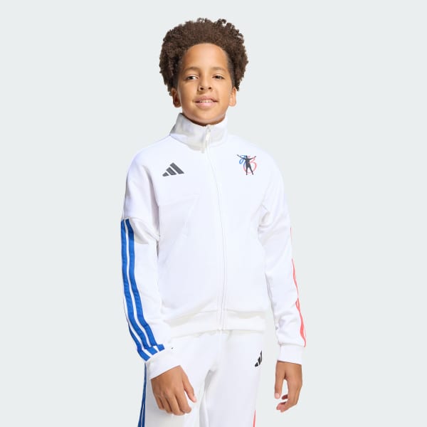 Blanc Veste de survêtement de training enfants Jude Bellingham