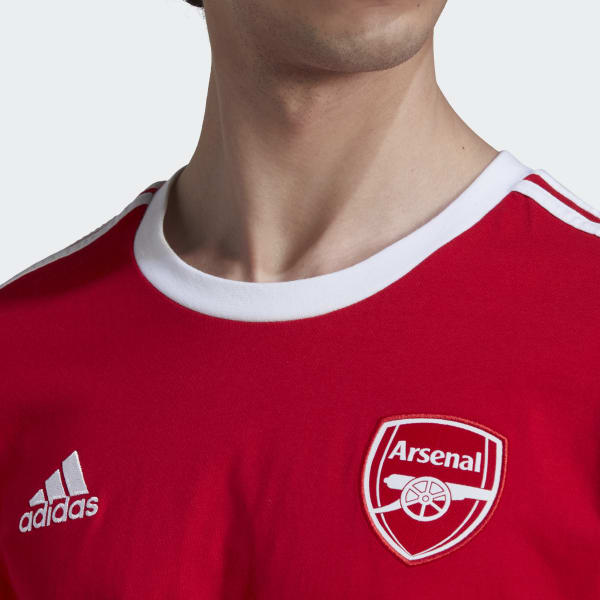 Rood Arsenal 3-Stripes T-shirt C7162