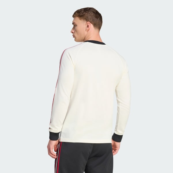 White Manchester United Originals Long Sleeve T-Shirt