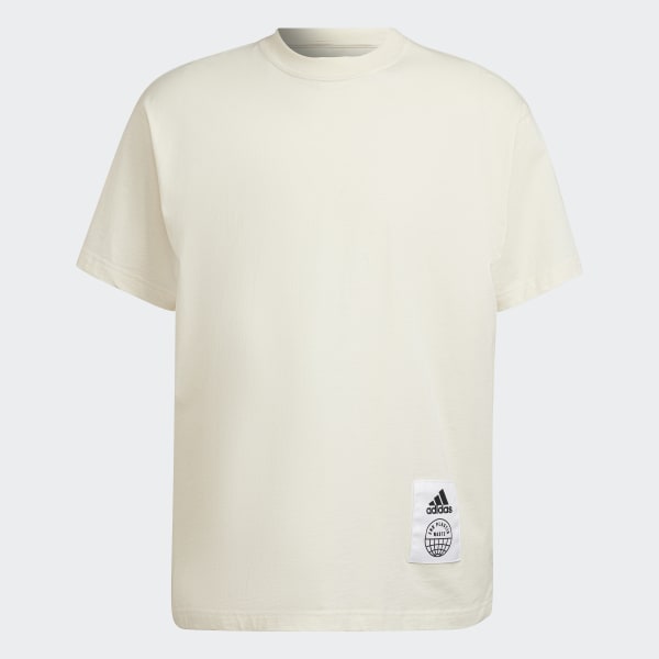 Bezowy Big Badge of Sport Tee (Gender Neutral) VD457