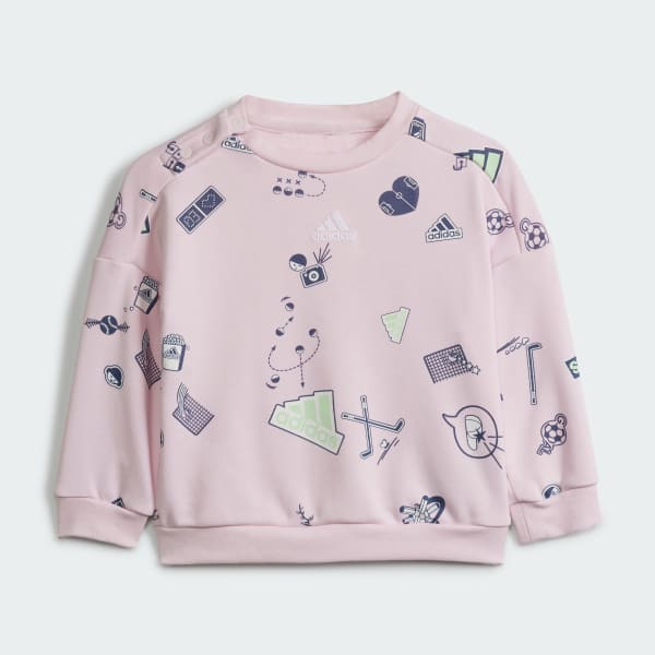 adidas Brand Love Jogger and Pants Set Pink adidas Deutschland