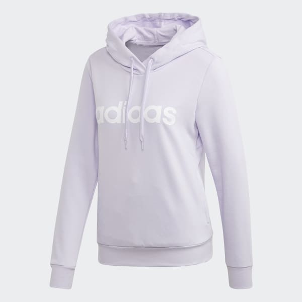 Purpura Polera con Capucha Essentials Linear