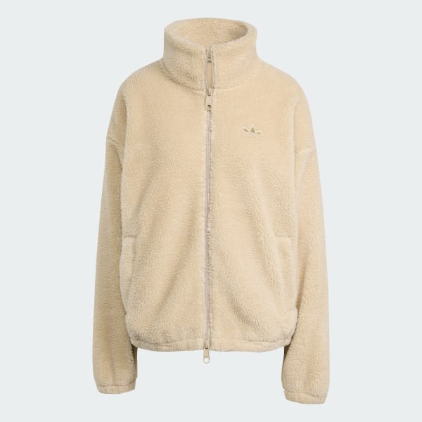 Beige Essentials Teddy Jacket