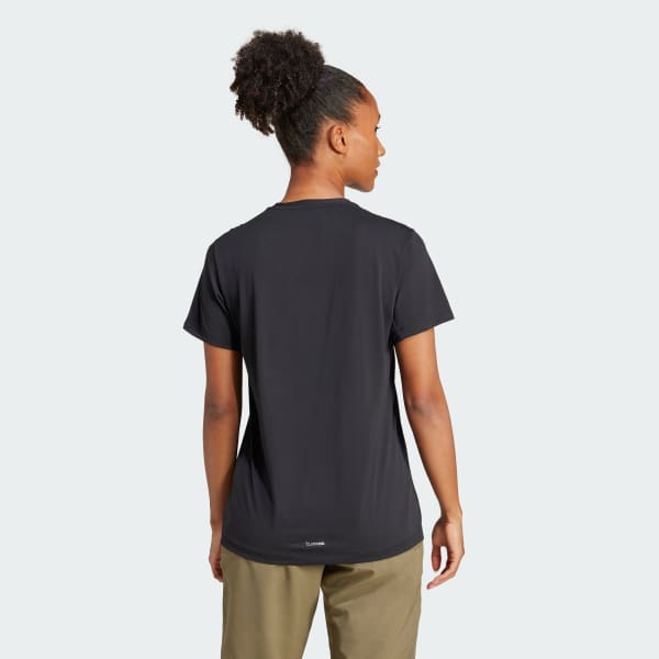 ★ adidas★ TERREX Multi Climacool Logo Tech Tee JI9231 adidas Terrex Multi Climacool Logo Tech Tee - Black | Free