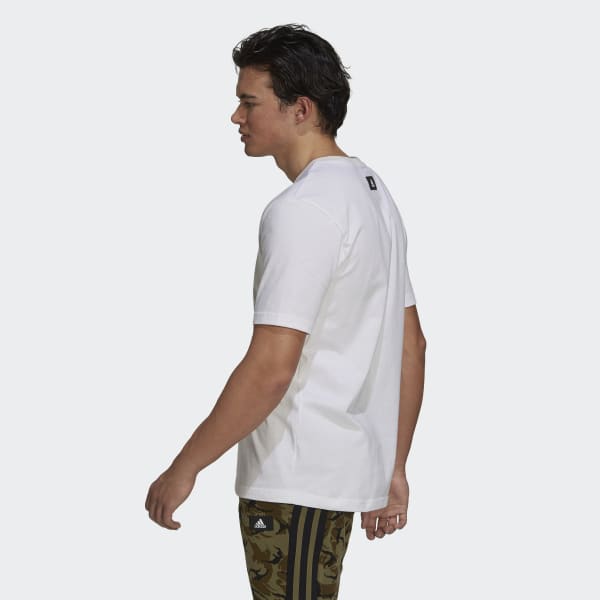 Hvit adidas Sportswear Future Icons Logo Graphic T-skjorte