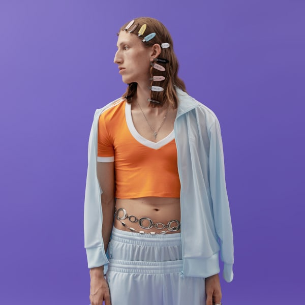 Azul Jaqueta Adicolor Classics Firebird