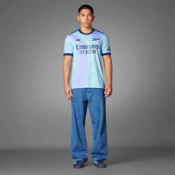 adidas Arsenal 24/25 Third Jersey - Blue | Free Shipping with adiClub |  adidas US