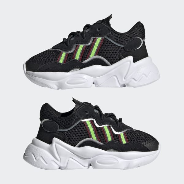 Adidas ozweego online black green