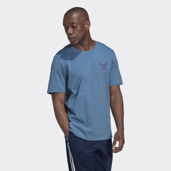 Μπλε Graphic Fun Tee DK586