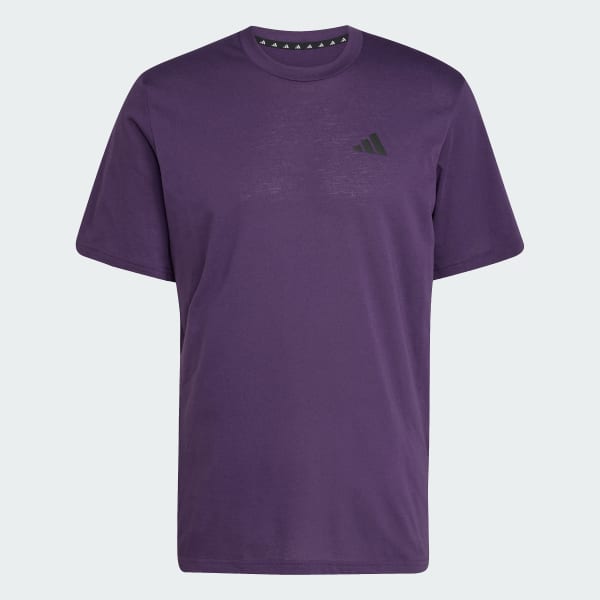 สีม่วง เสื้อยืดเทรนนิง Train Essentials Feelready