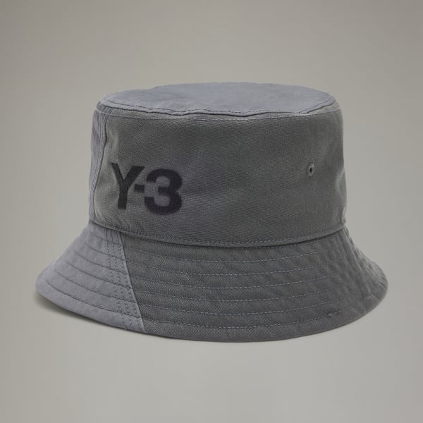 Grey Y-3 Classic Bucket Hat