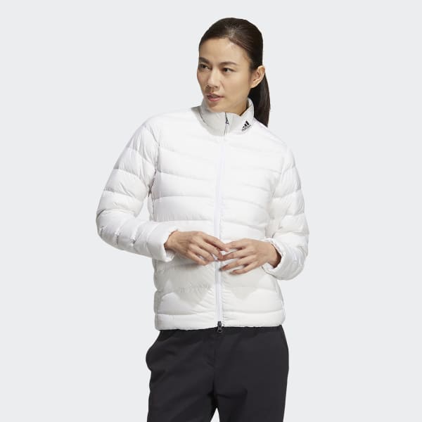 White 긴팔 다운 재킷