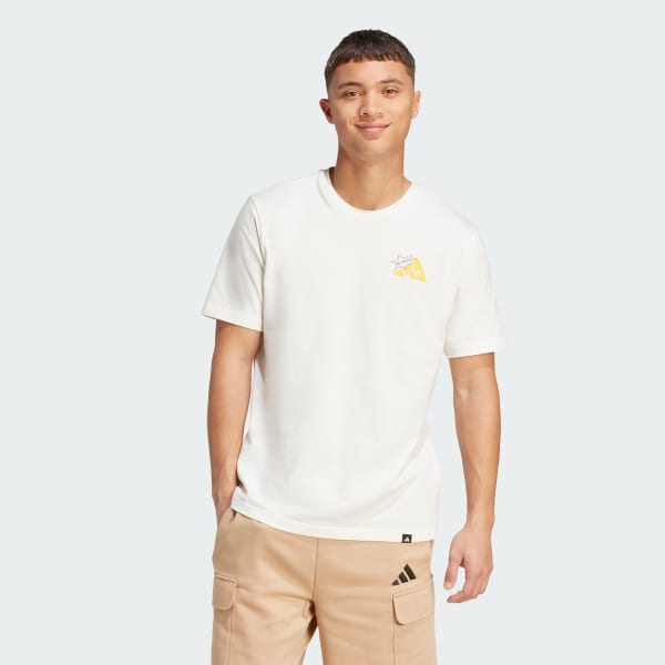 Λευκό Food Grilled Cheese Graphic Tee