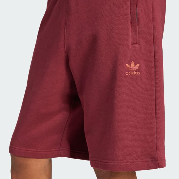 adidas Essentials Trefoil Shorts Burgundy adidas Malaysia