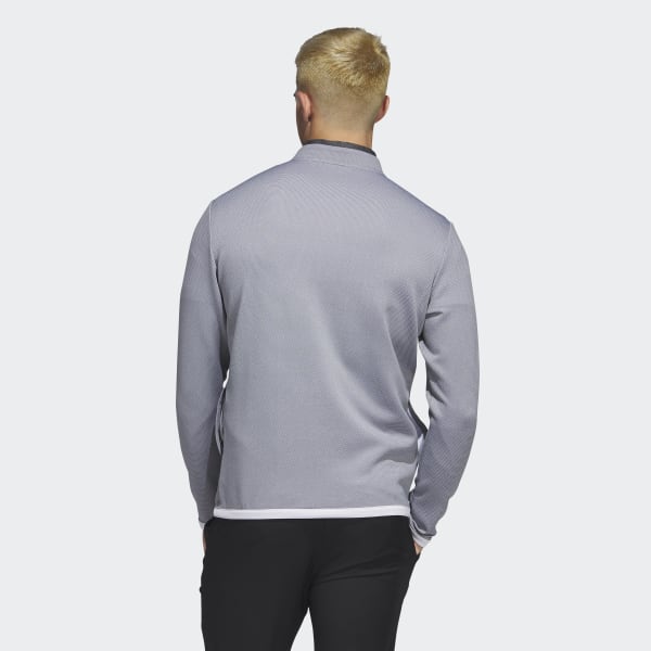adidas Men's Microdot 1/4-Zip Golf Pullover - White | Free Shipping ...