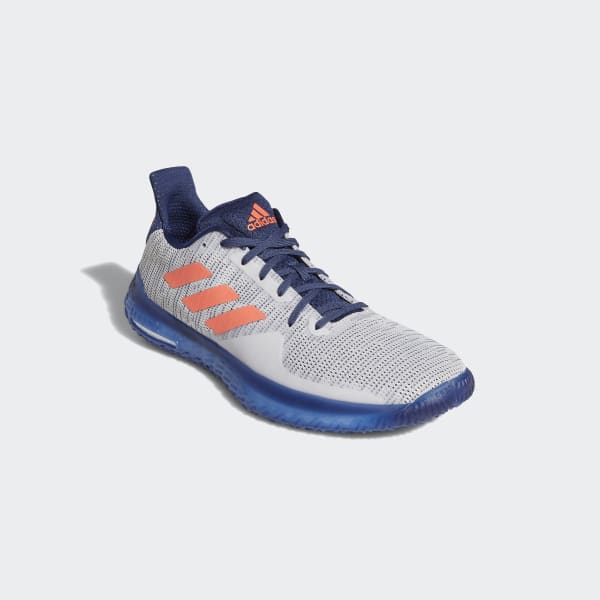 adidas grey mesh trainers