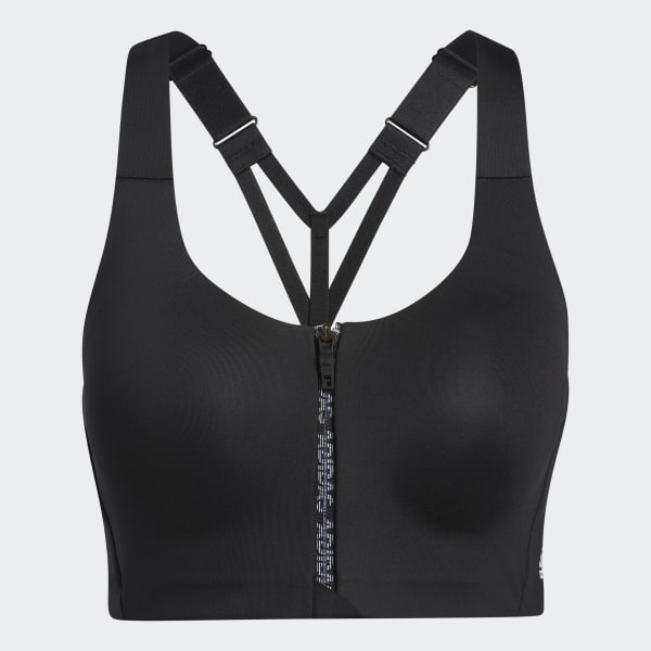Svart Stronger For It Yoga Bra (Plus size) BS870