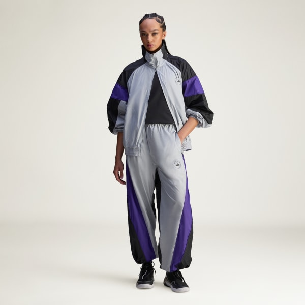Stella McCartney adidasジャージグレー/パープル/ブラック 2025年最新】adidas by Stella McCartney レディース ジャージの