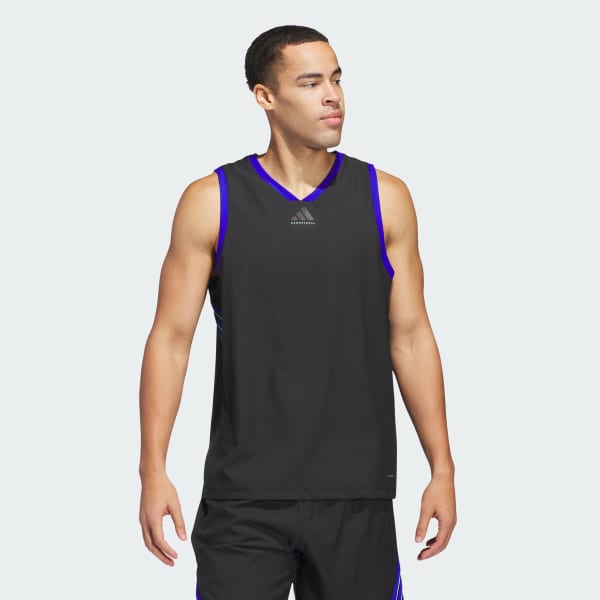 Schwarz adidas Crazy Lite Trikot
