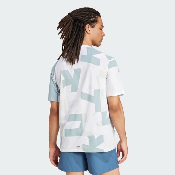 bílá Tričko Terrex Multi Climacool Printed